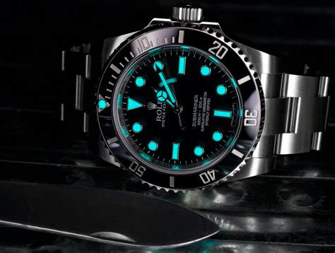 rolex chromalight charging|submariner glow in the dark.